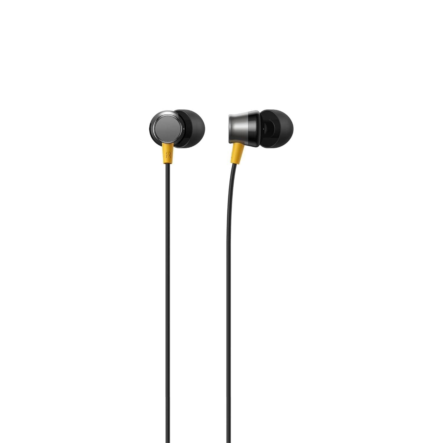 for Buds 3 (3.5 mm) Wired in Ear Earphones with Mic (Black)