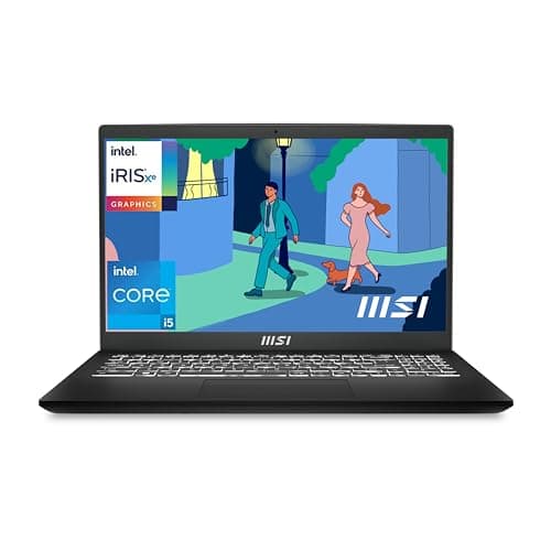 MSI Modern 15, Intel 12th Gen. i3-1215U, 40CM FHD 60Hz Laptop(16GB/512GB NVMe SSD/Windows 11 Home/MSO 2021/Intel Iris Xe Graphics/Classic Black/1.7Kg)...