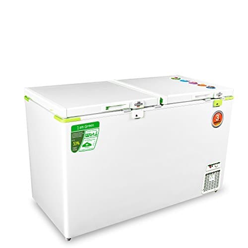 Rockwell GFR450DDET Double Door EUTECTIC Hard Top Deep Freezer(Glycol)-416 Ltr (100% Copper Coil, 5 yrs compressor warranty)