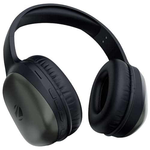 ZEBRONICS New Launch Thunder PRO Wireless Headphone with Dual Pairing, Gaming Mode, ENC, Bluetooth, Call Function, Aux, Micro SD, Voice Assistant, Dee...