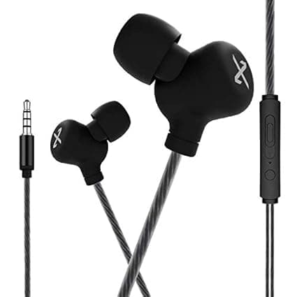 XERTZ Bass Hunter X2 Wired In Ear Earphone with Mic (Black) In-Ear