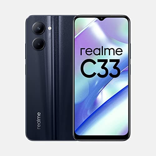 (Renewed) realme C33 (Night Sea, 4GB RAM, 64GB Storage)