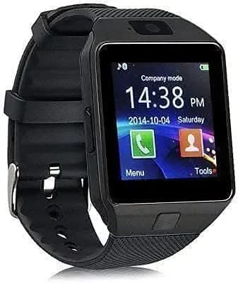 LOPAZ DZ09 Bluetooth Smart Watch Wireless Touchscreen Mode Camera and SIM Card Support (Black)