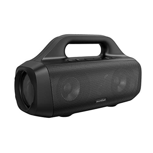 Soundcore Anker Motion Boom Outdoor Speaker with Titanium Drivers, BassUp Technology, IPX7 Waterproof, 24H Playtime, App, Built-in Handle, Portable Bl...