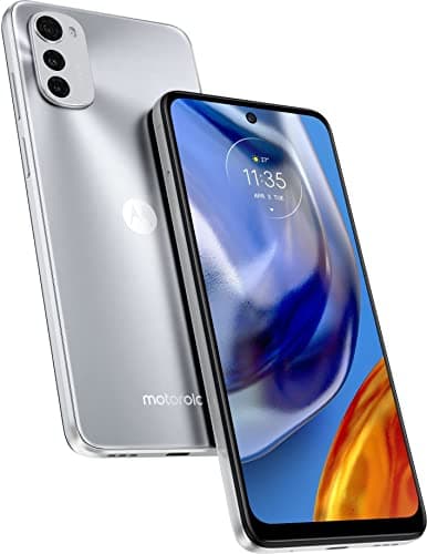 (Renewed) MOTOROLA e32s (Misty Silver, 4GB RAM 64GB Storage)