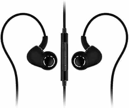 (Renewed) SoundMagic PL30+C in-Ear Headphones with Mic (Black)