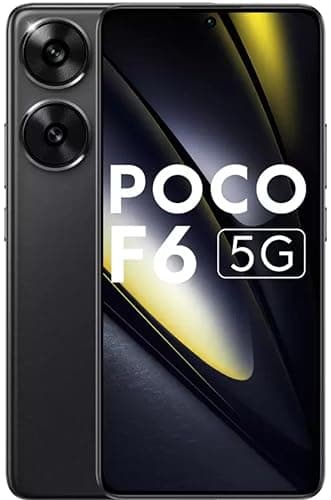 POCO F6 5G (Black, 256 GB) (8 GB RAM)