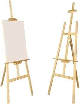 Buzz Cool Wooden Easel Stand 5 Feet for Artist Canvas Painting Drawing Photo Sun Board Standee (154 Cm)