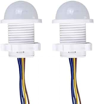 Techtonics AC 220V PIR Detector Infrared Motion Sensor Switch with Adjustable Light Sensitivity and Time Delay - 1 Pcs
