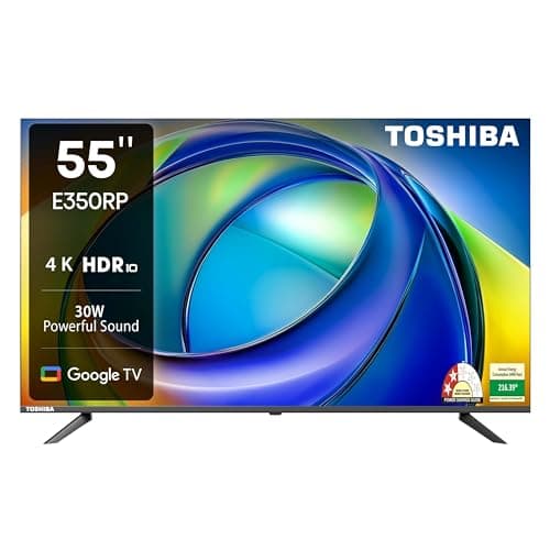TOSHIBA 139 cm (55 inches) E350RP Series 4K Ultra HD Smart LED Google TV 55E350RP