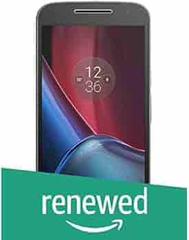 (Renewed) Motorola G4 Plus XT1643 (Black, 32GB)