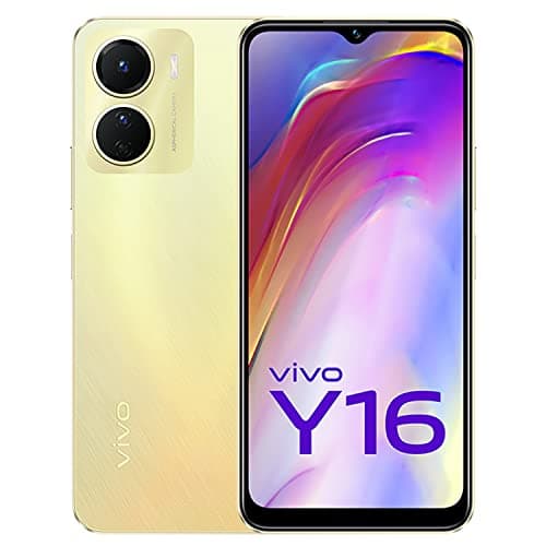 vivo Y16 (Drizzling Gold, 3GB RAM, 64GB Storage) with No Cost EMI/Additional Exchange Offers