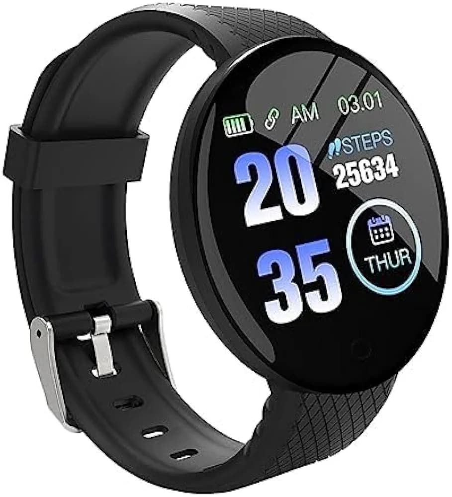 smarthub D18 Smart Watch Bluetooth Smart Wrist Watch for Smartphones Bluetooth Smart Unisex Watch for Boys, Girls, Mens and Womens,Smart Watch-Black Color