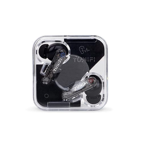 Tunifi IMMERSE Nothing Ear 2 Earbuds in Ear TWS |8D Stereo Sound |24 Hours Playback | Touch Controls | Instant Voice Assistant | Powerful 8 Sound & Built-in HD Mic | Water Resistant (Black)