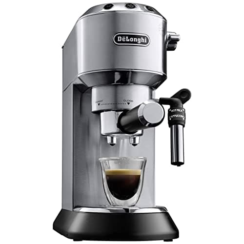 DeLonghi EC685.M |Dedica Style| Pump Espresso Coffee Machine | Espresso, Cappuccino, Latte & More Recipe Options | 15 Bar Pressure | 1350 W | Free Dem...