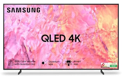 Samsung 138 cm (55 inches) 4K Ultra HD Smart QLED TV QA55QE1CAKLXL (Titan Gray)