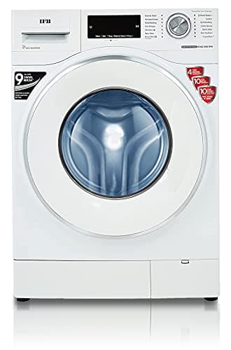 IFB 8.5 kg 5 Star Fully-Automatic Front Loading Washing Machine (EXECUTIVE PLUS VX ID, White, In-Built Heater, 4D Wash techno