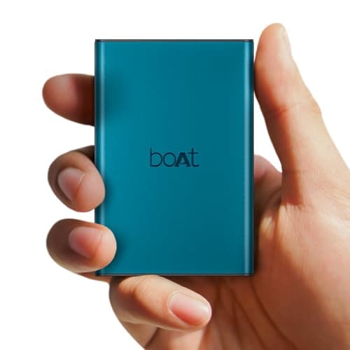 boAt Newly Launched Energyshroom PB300 Pro 10000mAh Power Bank, Type-C Input (2-Way Port), 2X Output Ports, 2-Way 22.5W Fast Charging, Pass-Through Ch...