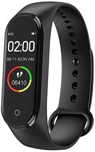 OM GURU KRIPA Traders,Famekart M4 Smart Fitness Tracker Smart Band (Black)