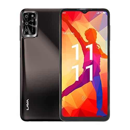 Lava Yuva Pro (3GB RAM, 32GB Storage) - Metallic Grey| 13 MP AI Triple Camera |Side Fingerprint Sensor| Long Lasting 5000 mAh Battery| 6.5 inch(16.5cm) HD+ Display