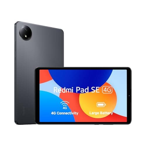 Redmi Pad SE 4G | MediaTek Helio G55| 8.7-inc Display | 6650mAh Battery | 90Hz Smooth Refresh Rate| 4GB, 64GB | 1340 x 800 Display | 1 Billion Colours...