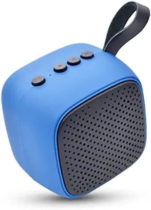 Pebble Comet TWS 5W Bluetooth Speakers, in Built Microphone, Multiple Playing Options, in Built FM, SD Card Slot-Blue