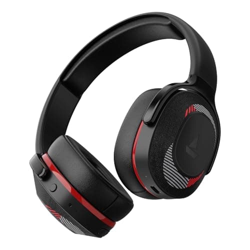 boAt Rockerz 425 Bluetooth Wireless On Ear Headphones Signature Sound, ENx Tech, ASAP Charge, 25H Playtime, Bluetooth V5.2, Dual Pairing with Mic(Fier...