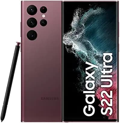 (Renewed) Samsung Galaxy S22 Ultra 5G (Burgundy, 12GB, 512GB Storage) with No Cost EMI/Additional Exchange Offers
