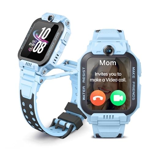 IMOO Kids Watch Phone Z7 [4G Cellular + GPS + Health], 4G Kids Smartwatch, HD Video & Voice Call, GPS Enabled with 14 Days Historical Track, Kids Emot...