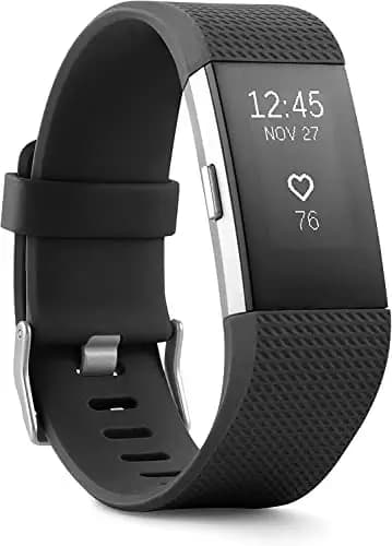 (Renewed) Fitbit Charge 2 Tracker Black