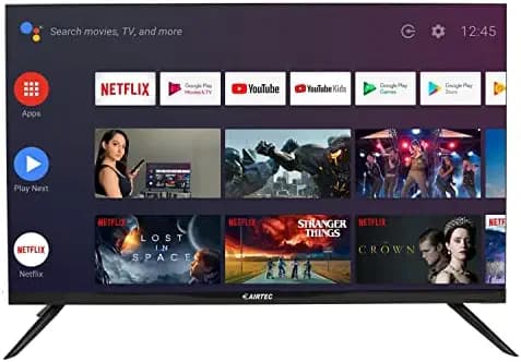 eAirtec 81 cm (32 Inches) Cloud Series HD Ready Smart LED TV 32DJSMARTCloud (Black) (2022 Model) | With Voice Command Remote