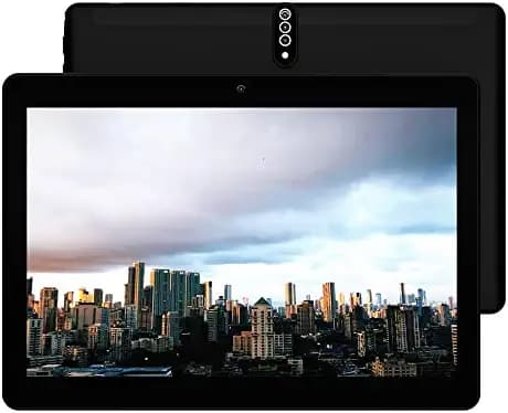 DOMO Slate (SL30 OS6 SE) 10.1 Inch IPS Display Tablet PC, Dual SIM Slot, Dual Camera, Dual Box Speakers, 16GB Storage, 512GB Expandable Storage, Bluetooh, GPS, QuadCore, GPU Mali 400 Black