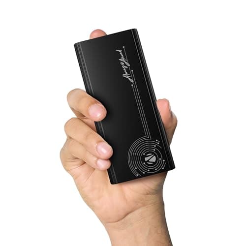 ZEBRONICS EnergiPod 10MR1, Power Bank, 10000 mAh, 22.5W Super Fast Charging PD 3.0 (PPS), Dual Type C & USB A, LED Indicator, Metal Body, for iPhone, ...