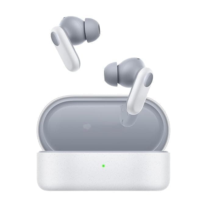 Friendzone Earbuds Compatible with One-Plus Nord CE4 Mobile Earbuds with Mic 2r, 12.4mm Drivers, Playback:Upto 48hr case,4-Mic Design, IP55 Rating, TW...
