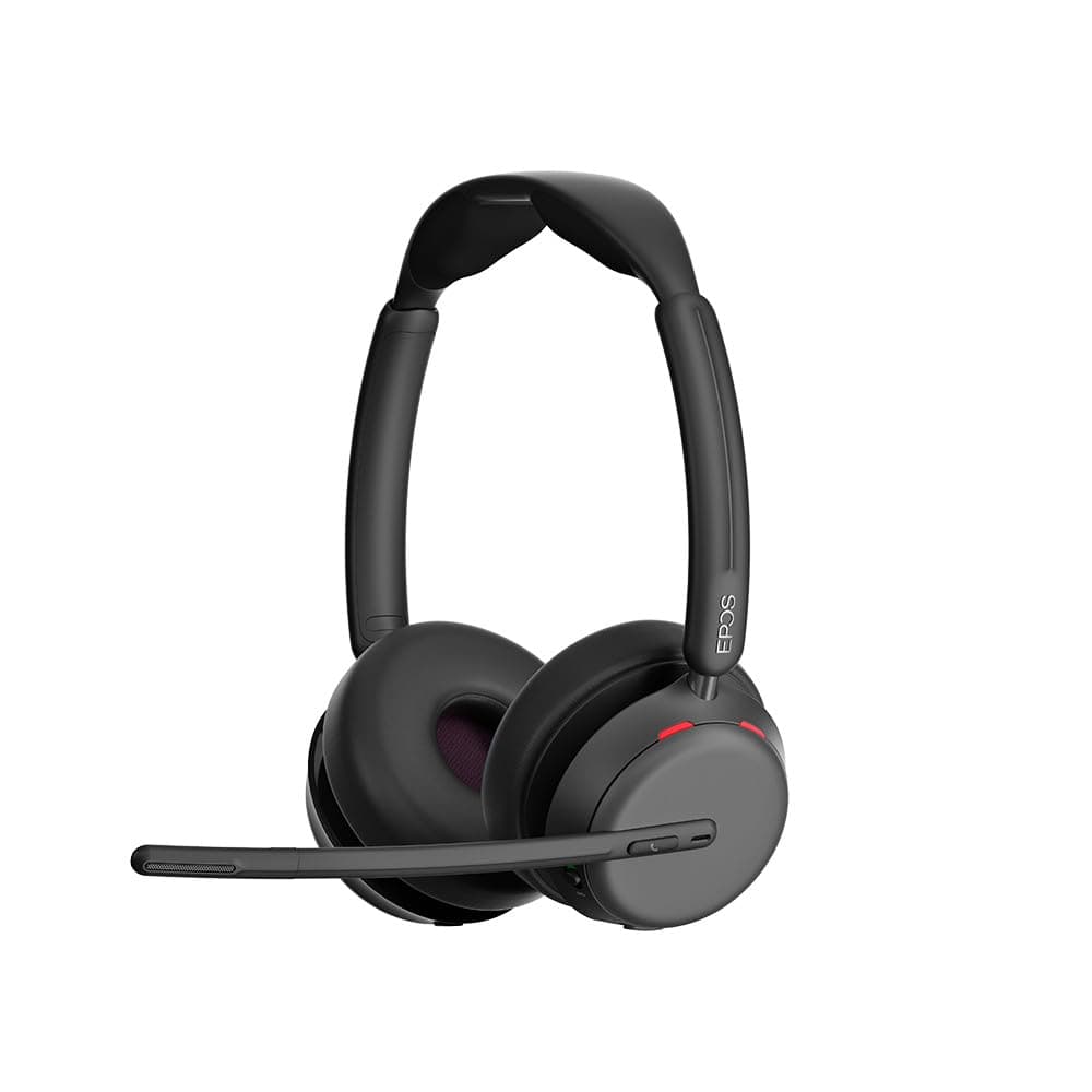 EPOS Impact 1061 Advanced Wireless Headset - Dual-Sided, AI Voice Clarity, BrainAdapt Comfort, High Durability for Long-Term Use in Dynamic Office Env...
