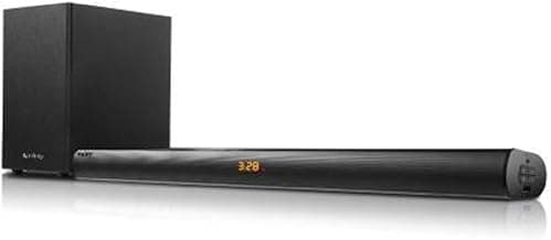 Infinity (JBL) Cinebar W200, 160W Soundbar with Wireless Subwoofer, 2.1 Channel Home Theatre with Remote, Bluetooth, Optical Input, USB & AUX Connecti