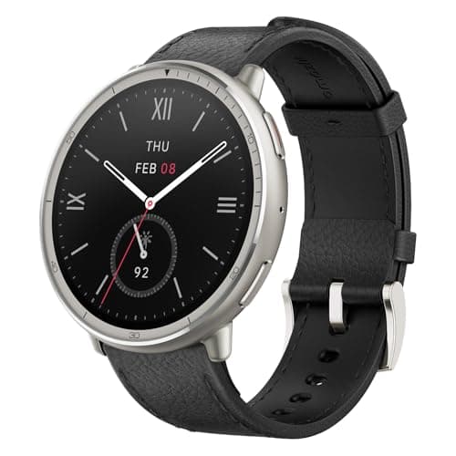 Amazfit Active 2 Premium 44mm Smart Watch, Sapphire Glass Display, Free Silicon Strap in Box, Built in GPS, 10day Battery, 5ATM, for iOS & Android, 20...