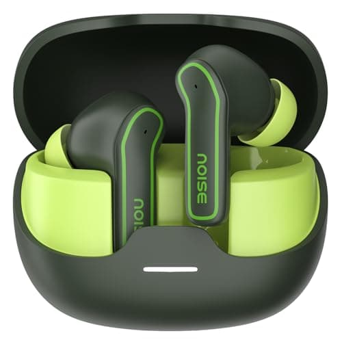 Noise Pop Buds Truly Wireless Earbuds with 50H of Playtime, Quad Mic with ENC, Instacharge(10 Min=150 Min), Bluetooth V5.3(Moon Pop)