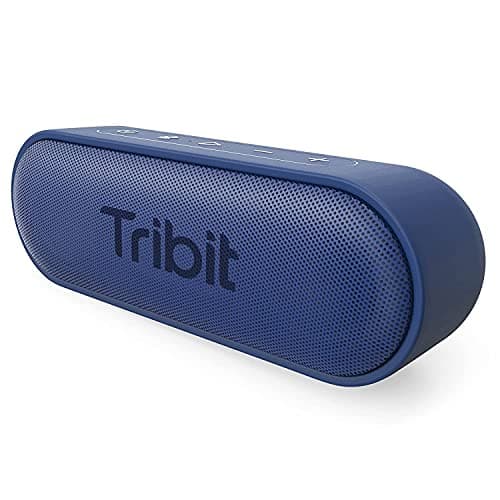 Tribit XSound Go Bluetooth Speaker 16W with Loud Sound & Rich Bass, 24H Playtime, IPX7 Waterproof, Wireless Stereo Pairing, Type-C, Portable Wireless 