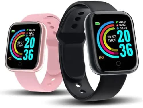 C-Tel Smart Watch Bracelet, Band ID116 Plus (1.3" inches) Bluetooth Fitness Watch with Heart Rate Activity Tracker, Calorie Counter, Blood Pressure, Men & Women Compatible with All Smartphones (Black)