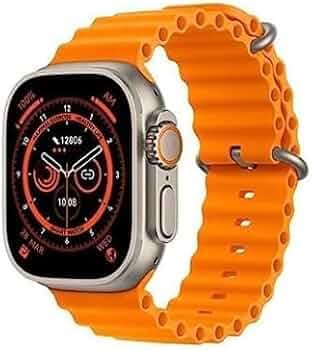 SHOP TRUE Premium S8 1.96 HD Display Ultra Smart Watch with Extra Band and 4G SIM Card, App Store Working, Google Maps, Facebook, YouTube Working, Spo...