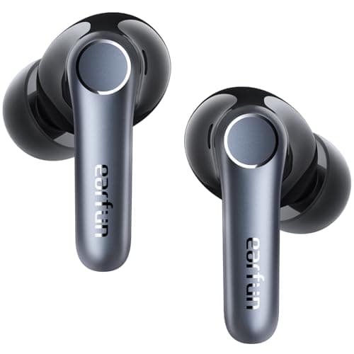 EarFun Air Pro 4 Hybrid Adaptive Noise Canceling Wireless Earbuds Bluetooth, 2024 VGP Goal Award, Qualcomm Snapdragon Sound, aptX Lossless, 6 Mics AI ...