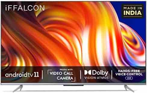 iFFALCON 126 cm (50 inches) 4K Ultra HD Smart Certified Android LED TV 50K72 (Black)