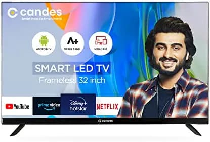 Candes 80 cm (32 Inches) HD Ready Smart LED TV CF32S001 (Black) (2021 Model)