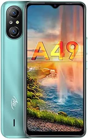 Itel A49 (6.6'' HD+IPS Waterdrop Display| 32GB+2GB Memory |Dual Security(Fingerprint+Face Unlock) |4000mAh Powerful Battery| Sky Cyan