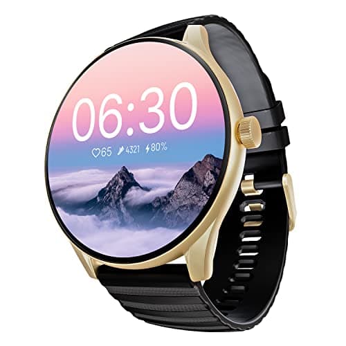 CrossBeats Newly Launched Orbit STYL Bluetooth Calling Smartwatch, Large1.4 HD Display, (Clear Calls), 10 Days Battery, 120+ Sports Modes, SpO2, Heart Rate, Sleep Monitoring, AI Voice Assistant IP68
