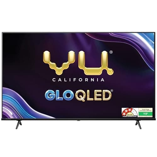 Vu 108cm (43 inches) GloQLED Series 4K QLED Smart Google TV 43QLED25