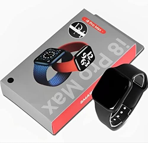 l8 Pro Max Smart Watch(Black Strap,Free Size)