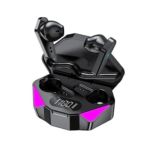 Life Like TWS Gaming Earbuds with 20H Playtime,Type-C Fast Charge,Touch Control,Low Latency,Clear Audio Quality (Black)