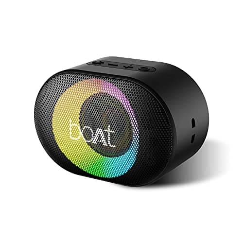 (Renewed) boAt Stone 250 with 5W, AUX, IPX7, Playback time of 8 Hours (Black)